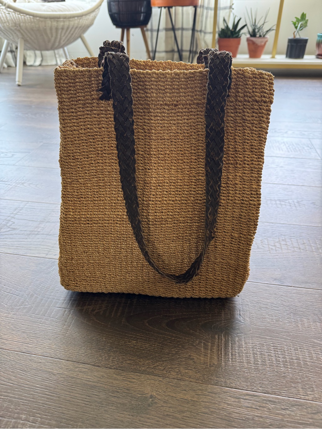 Talbots Woven Straw Shoulder Bag Purse — image 3 of 7